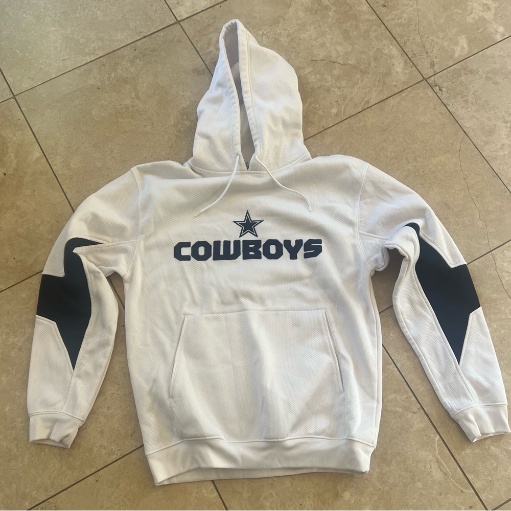 Cowboys White Men's Hoodie Sweater